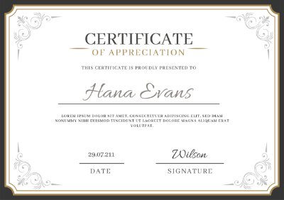 Certificate #3